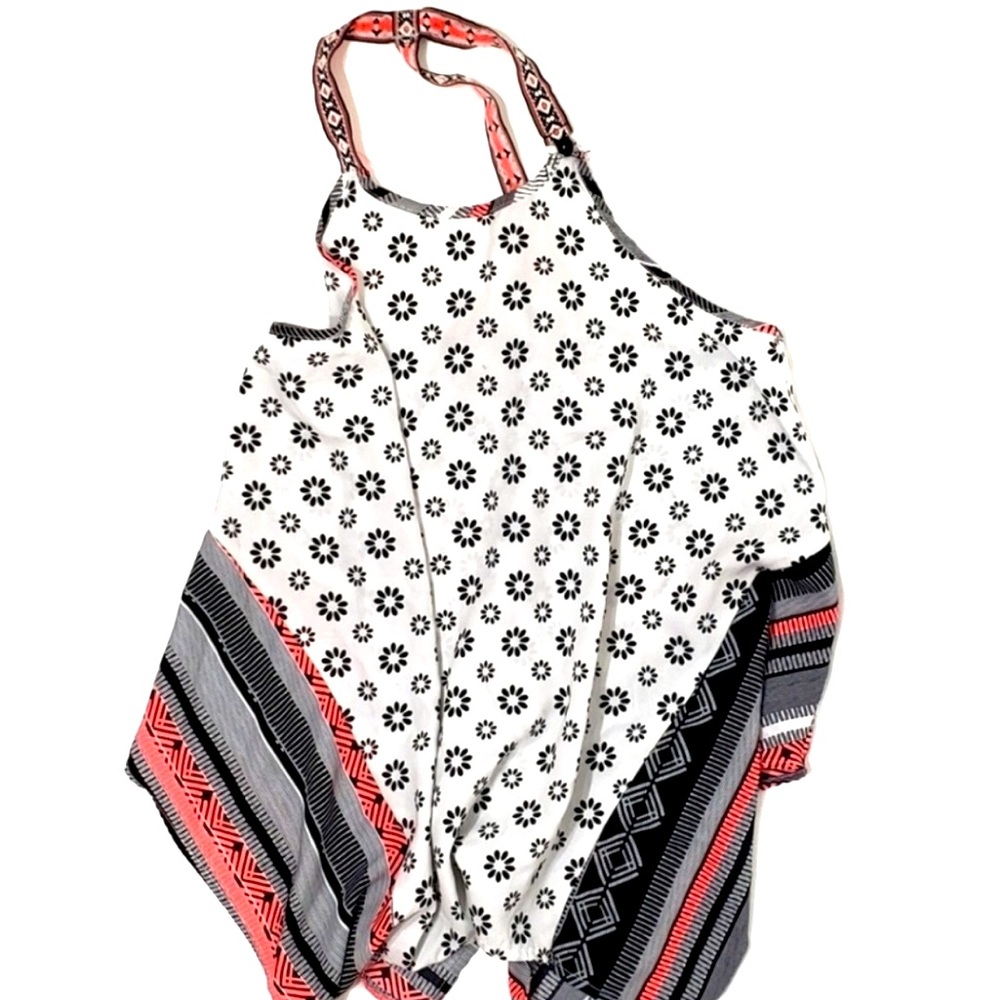 Monteau Girl Handkerchief Style, T-Back Shirt